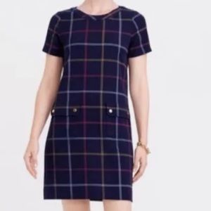 J. Crew Relaxed Plaid Pocket Dress